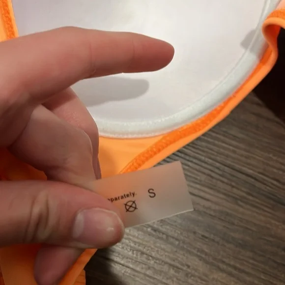Orange Pushup bikini top from shein Small - Picture 3 of 3